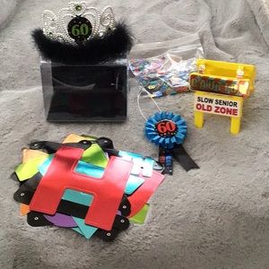 60th Birthday novelty items
